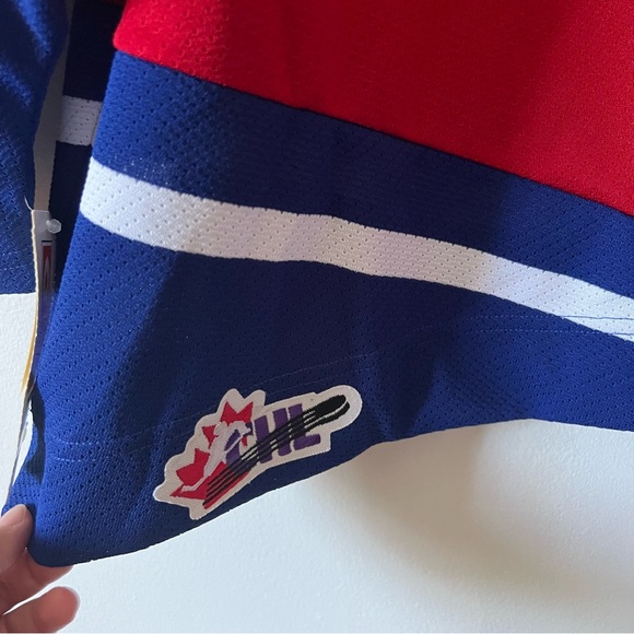 Rare!‎ Vintage Deadstock Prince Edward Island Rocket QMJHL Hockey Jersey CCM L - Picture 12 of 13